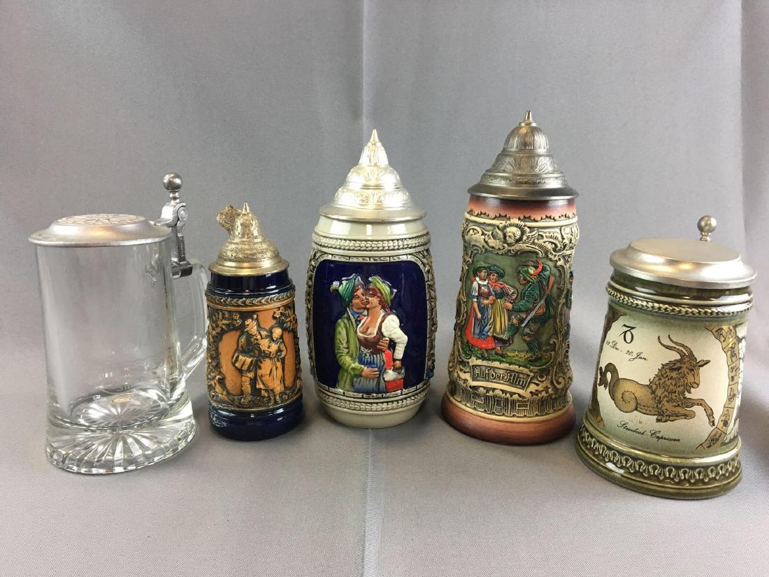 Lot of 5: German Beer Steins (1 of 14)