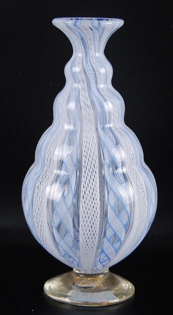 Vintage Murano Ribbon Glass Vase (1 of 2)