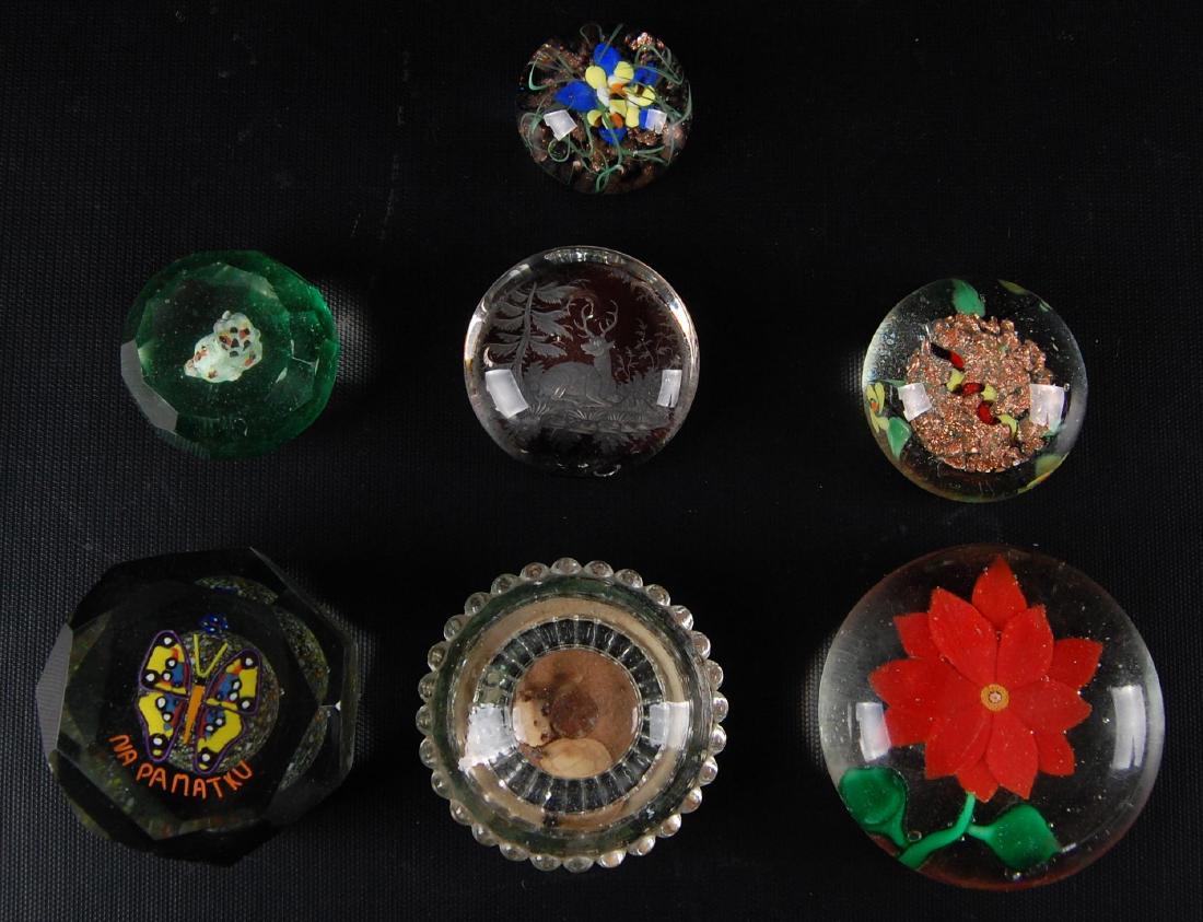 Group of 7 : Antique Paperweights (1 of 4)