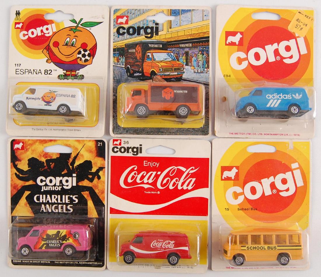 Group of 6 Corgi Junior Toy Van's in Original Packaging (1 of 2)