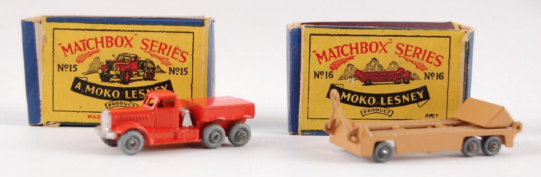 Group of 2 Early Matchbox Die-Cast Vehicles with (1 of 6)