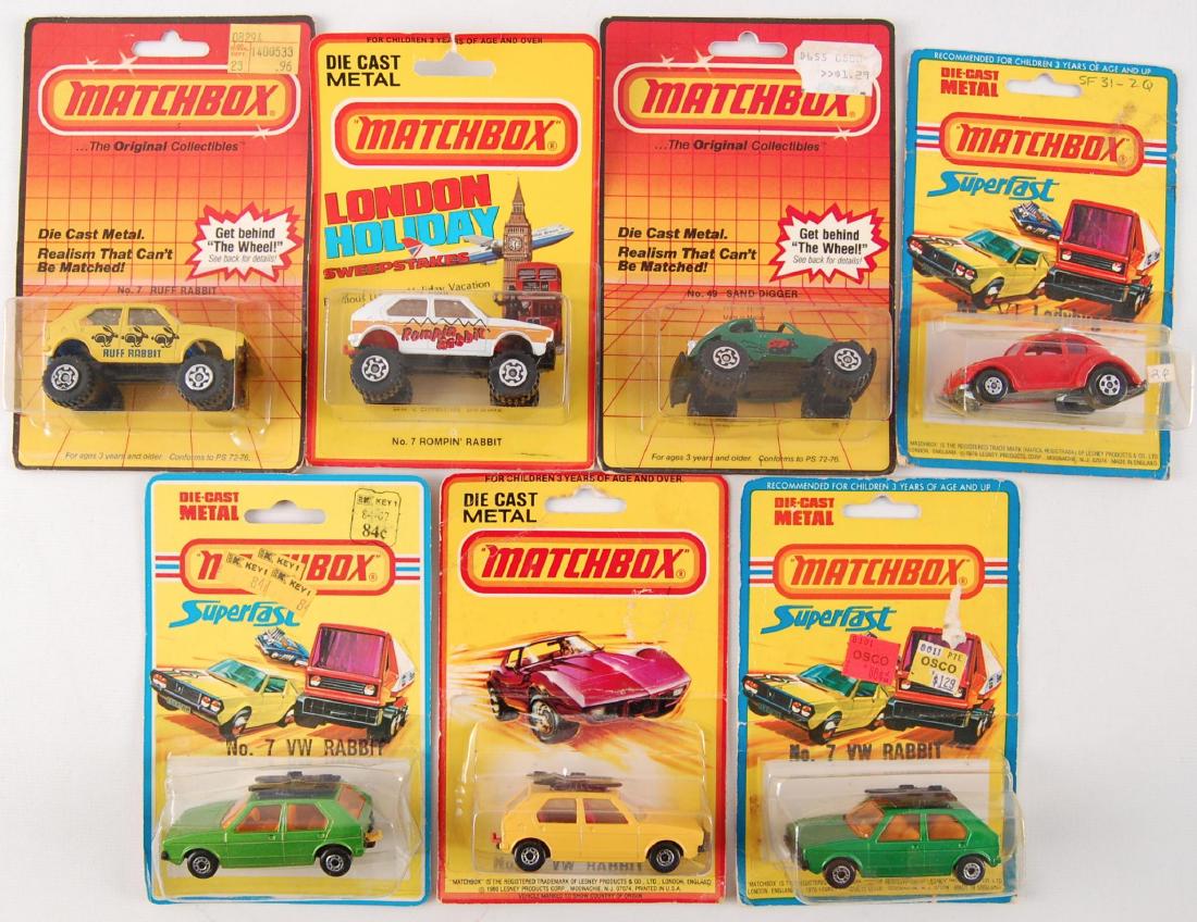 Group of 7 Matchbox Superfast Die-Cast Vehicles in (1 of 2)
