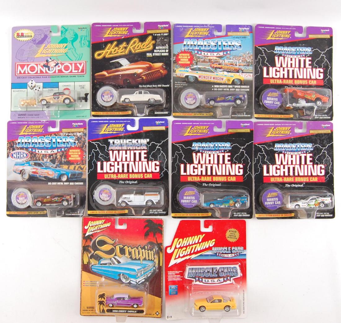 Group of 10 Johnny Lightning Toy Vehicles in Original (1 of 1)