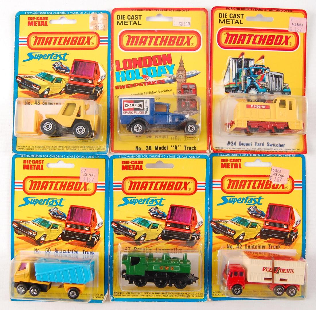 Group of 6 Matchbox Superfast Die-Cast Vehicles in (1 of 2)