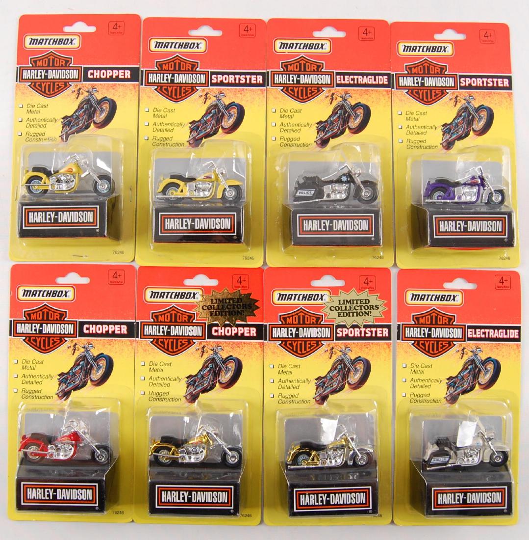 Group of 8 Matchbox Harley Davidson Die-Cast (1 of 2)