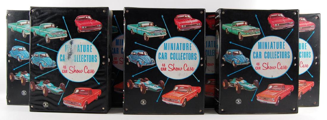Group of 7 Miniature Car Collectors 48 Car Show Cases (1 of 2)