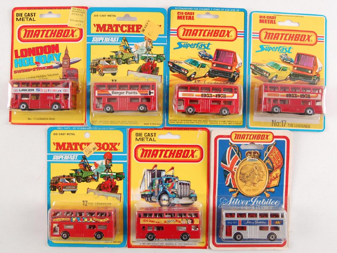 Group of 7 Matchbox Superfast No. 17 The Londoner (1 of 2)