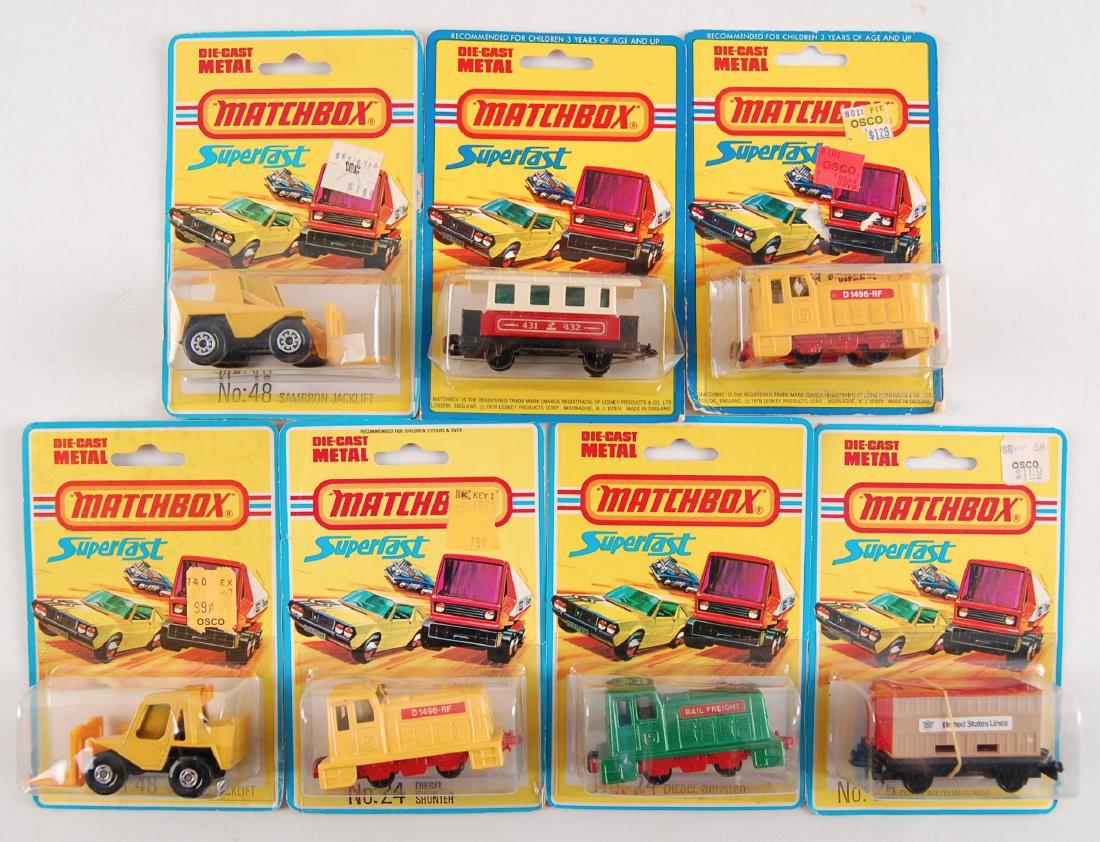 Group of 7 Matchbox Superfast Die-Cast Vehicles in (1 of 2)