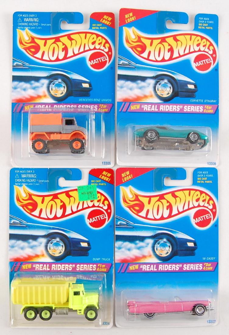 Group of 4 Hot Wheels Real Riders Complete Series in (1 of 2)