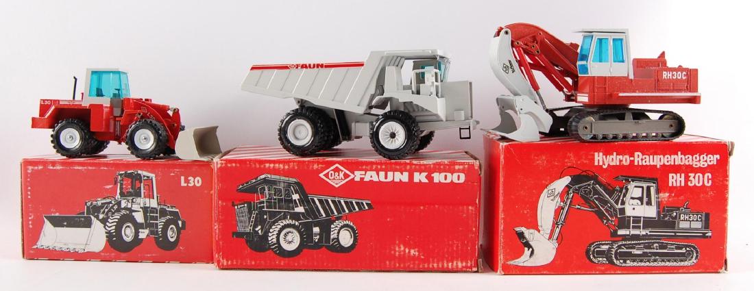 Group of 3 NZG O&K Die-Cast Construction Vehicles in (1 of 5)