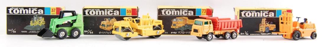 Group of 4 Tomica Die-Cast Vehicles with Original Early (1 of 2)
