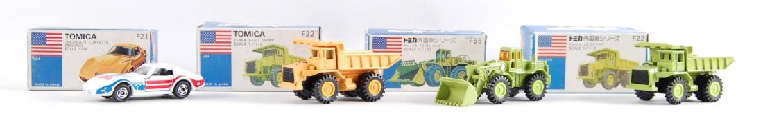 Group of 4 Tomica Die-Cast Vehicles with Original Early (1 of 4)