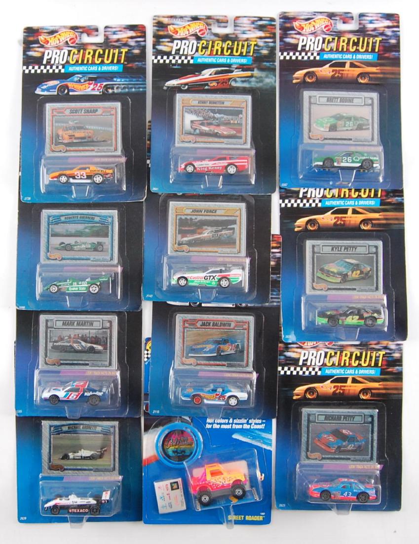 Group of 11 Hot Wheels Pro Circuit Die-Cast Racing Cars (1 of 7)