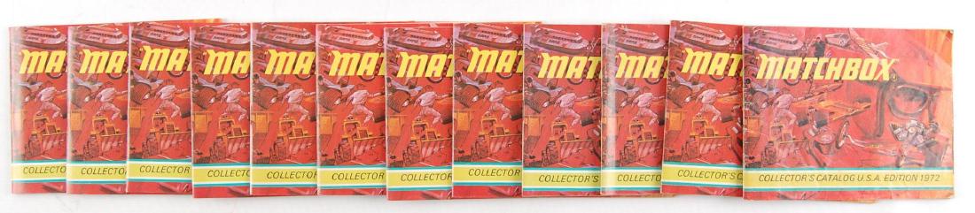 Group of 12 1972 Matchbox Collector's Pocket Catalogs (1 of 3)