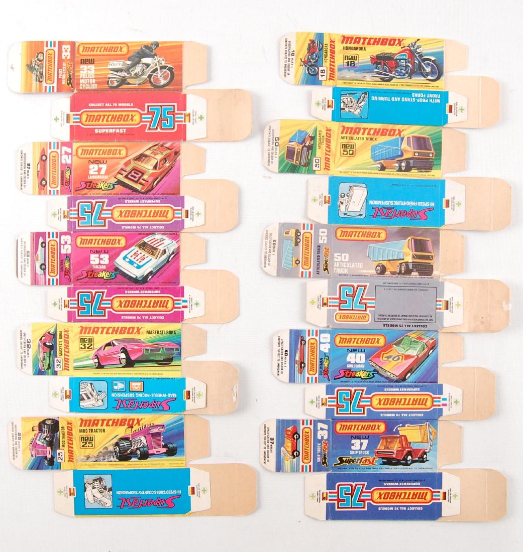Group of 10 Matchbox Superfast Boxes (1 of 1)
