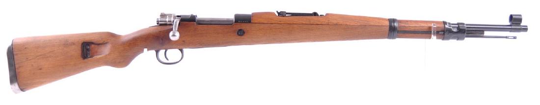 Mitchell's Mausers 98k Model 48 8mm Bolt Action Rifle: Serial Number 12428, Includes Bayonet with Scabbard, 3 Boxes of 8mm Ammunition, and Ammo Pouches