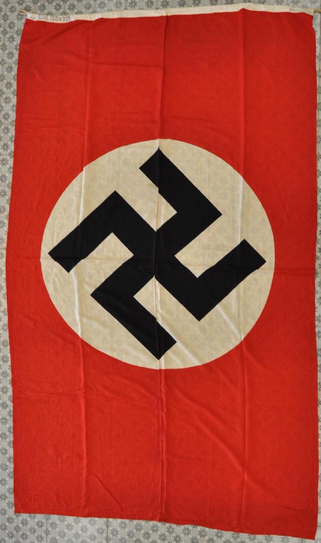 Large WW2 Double Sided German Flag: Well Marked, 75 x 128 inches