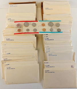 Lot of (68) U.S. Mint Sets.: Lot of (68) U.S. Mint Sets. Includes (5) 1971, (10) 1972, (6) 1975, (8) 1977, (3) 1978, (9) 1979, (7) 1980 (20) 1980.