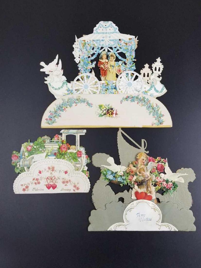 Group of Antique Pop Up Victorian Valentine Diecut (1 of 4)