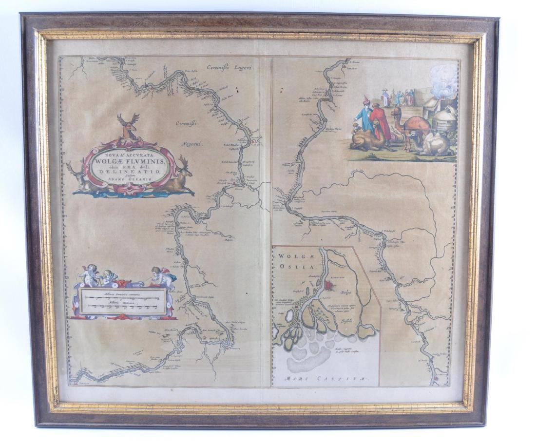 Antique Framed Map of The Caspian Sea Area of Asia (1 of 4)