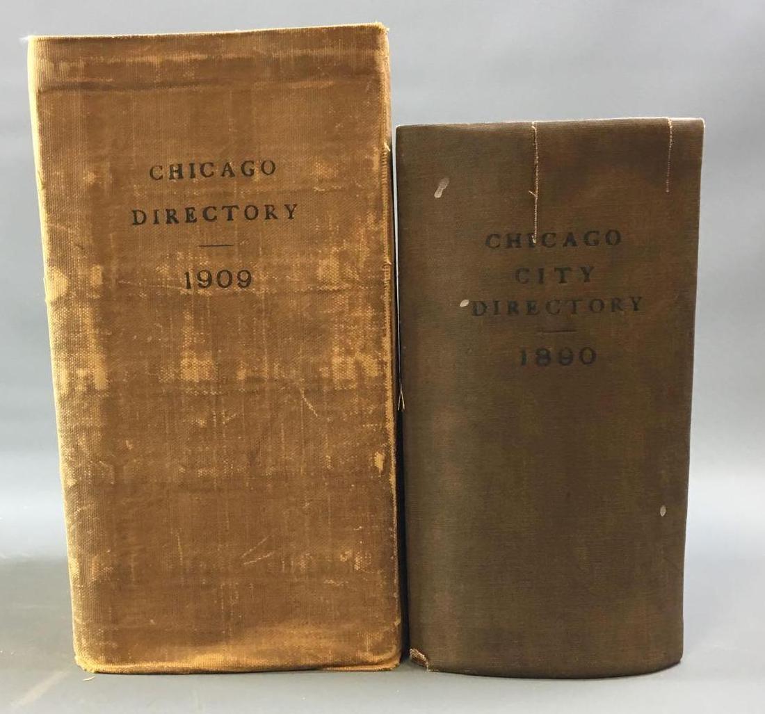 Lot of 2 antique Chicago Directory (1 of 16)