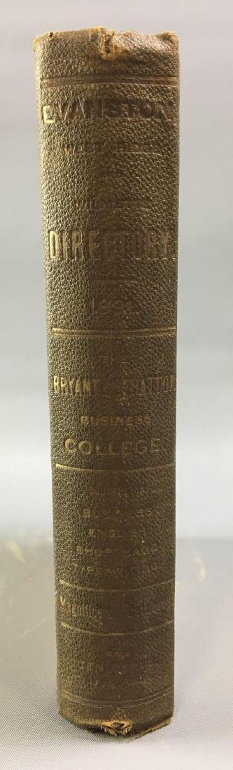 Lot of 2 antique Evanston and Wilmette Directory (1 of 14)