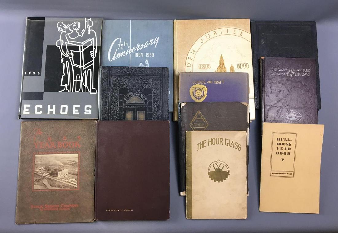 Lot of 12 antique year books (1 of 20)