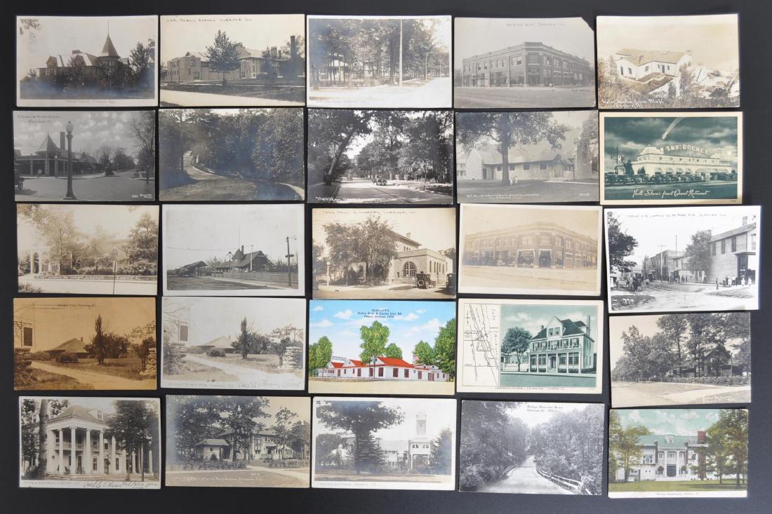 Group of 25 Postcards of Glencoe Illinois (1 of 5)