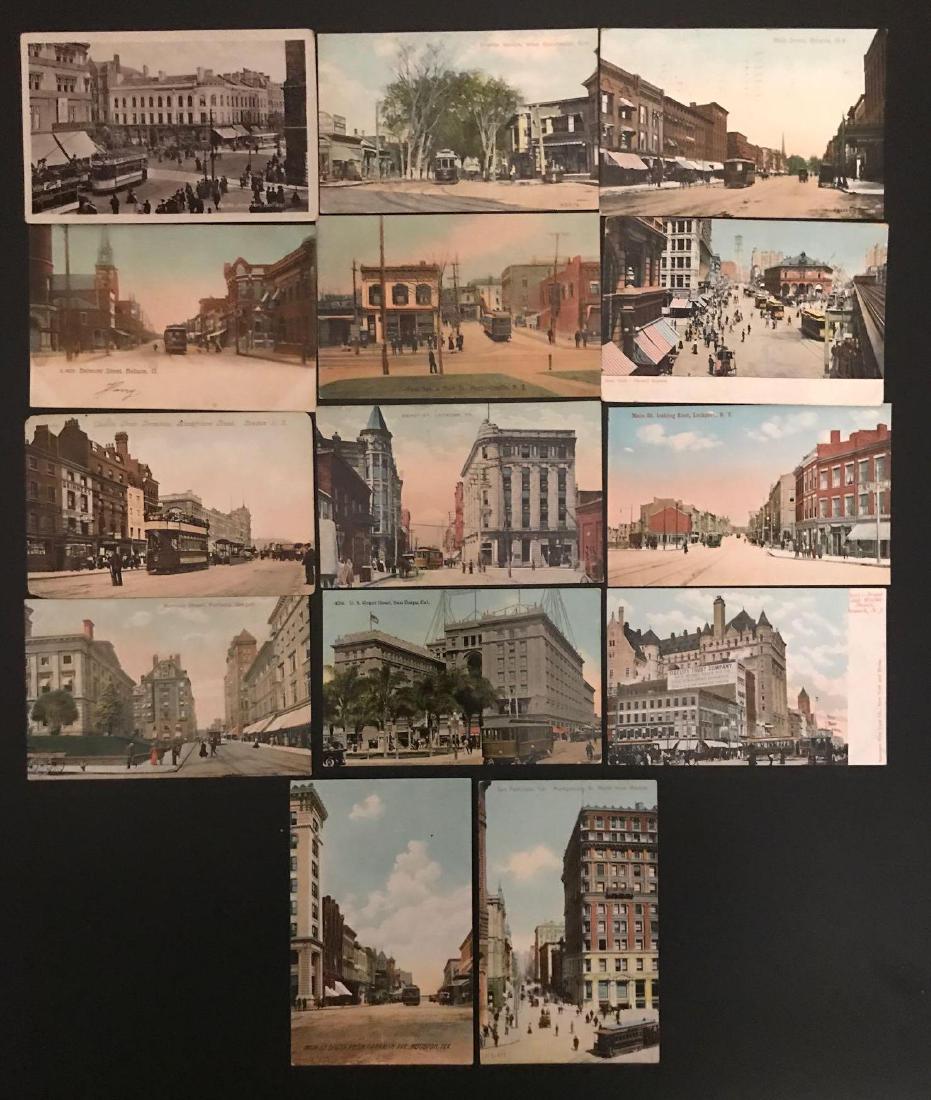Group of 14 Trolley Postcards (1 of 7)