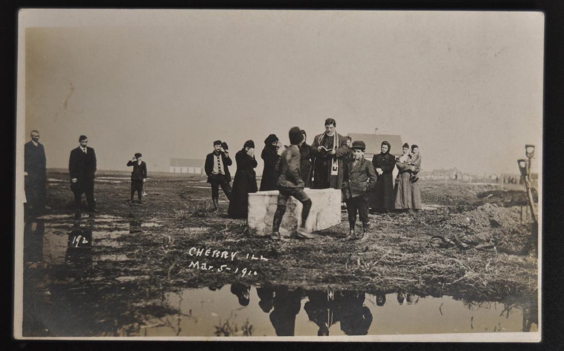 Cherry Mine Disaster Real Photo Postcard (1 of 2)