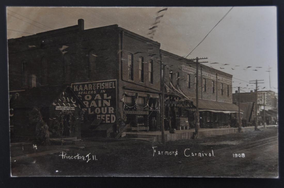 Real Photo Postcard of Princeton Illinois Farmers (1 of 2)