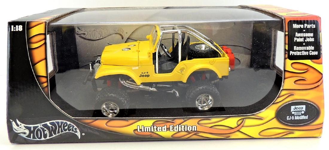 Hot Wheels Limited Edition Jeep CJ-5 Modified.: Original box. 1:18 Scale.