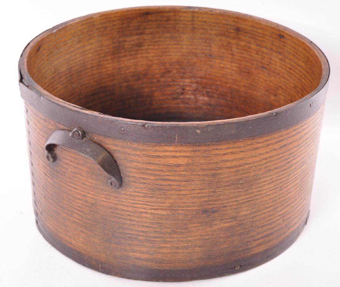 Antique Primitive Shaker-style Bentwood Dry Measure Box: 14 1/2 x 8 inches