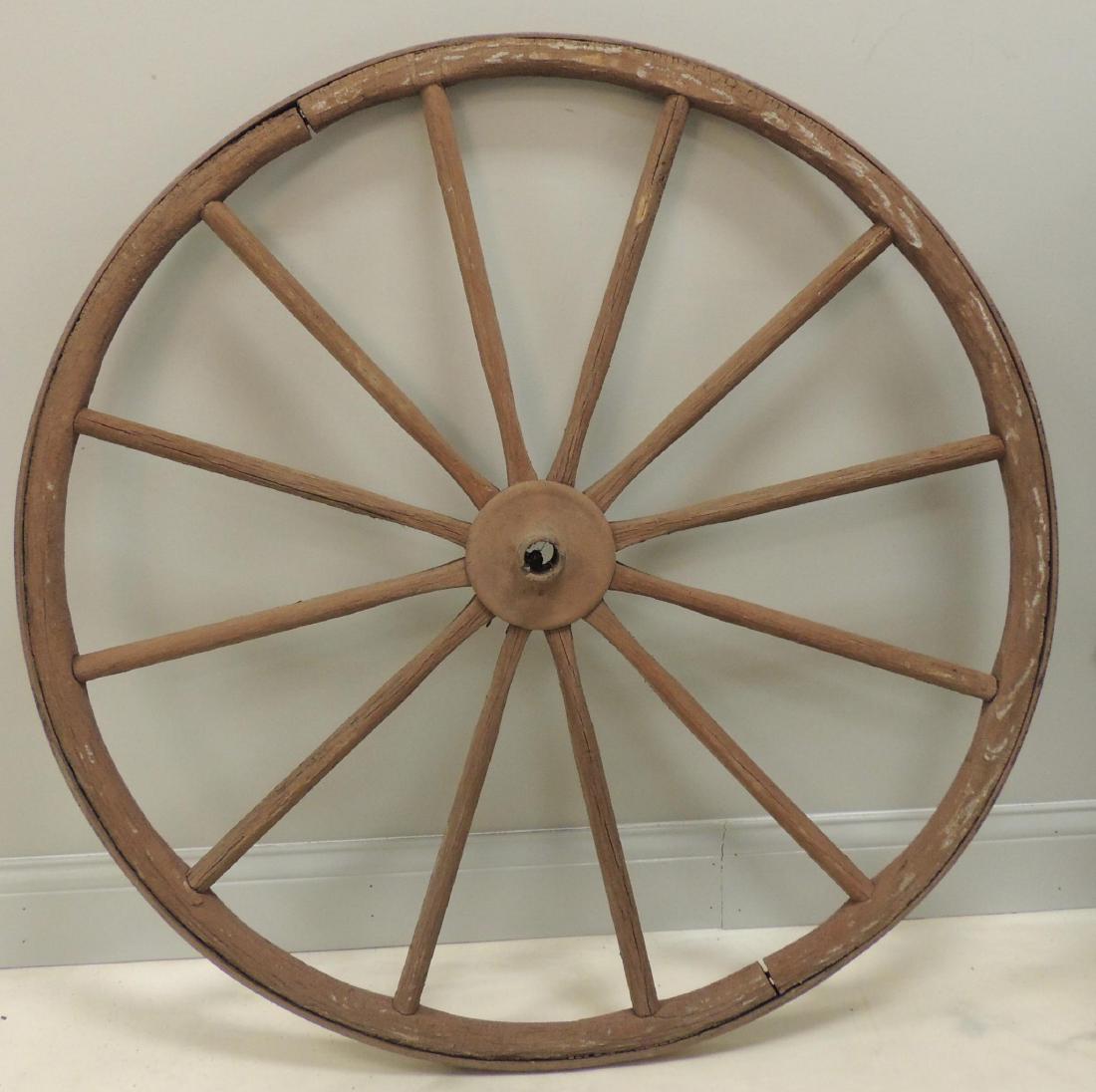 Antique Wagon Wheel: 40 inch diameter, No Shipping Available on this Item, Pick Up Only