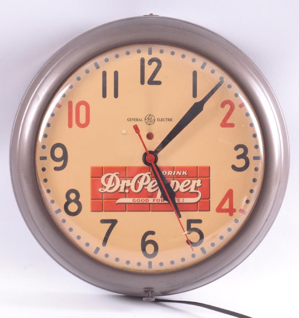 Vintage Dr Pepper Advertising Clock