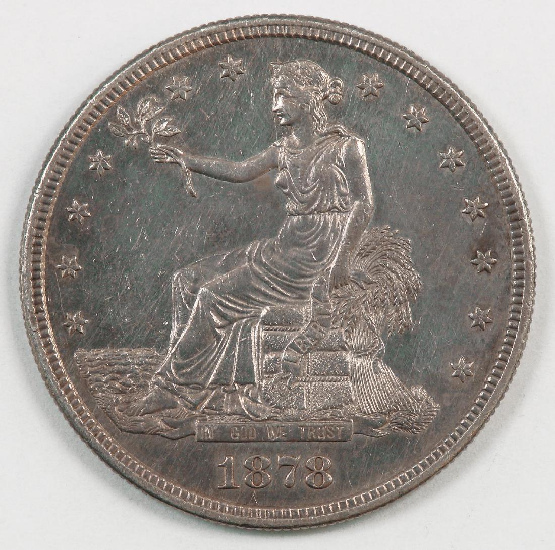 1878 S Trade Dollar.: Mint State Uncirculated Nice Detail Obverse & Reverse.