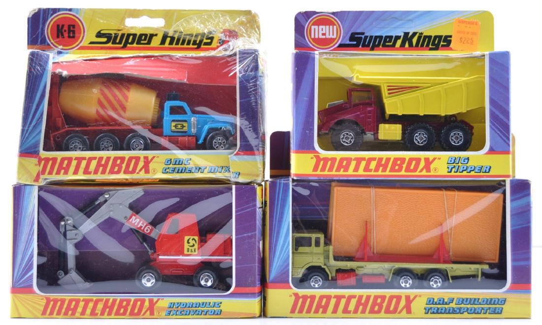Group of 4 Matchbox Super Kings Die-Cast Vehicles in (1 of 6)