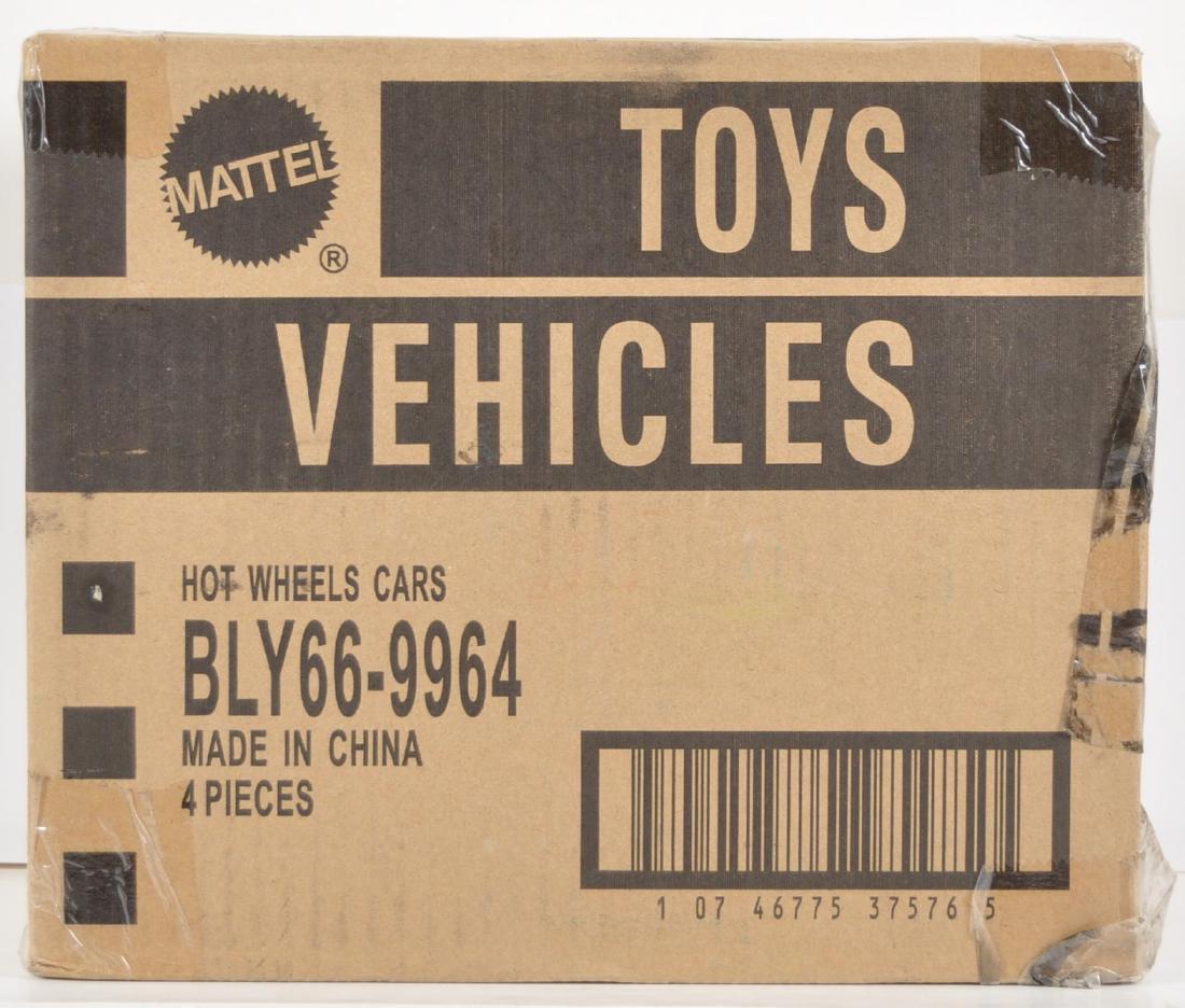 Sealed Shipping Box of Mattel Hot Wheels Die-Cast Cars: BLY66-9964, 4 Pieces
