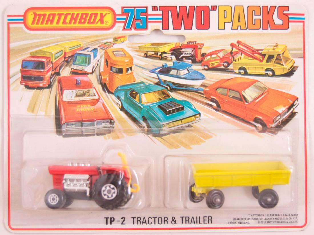 Matchbox 75 Two Packs TP-2 Tractor & Trailer in (1 of 2)