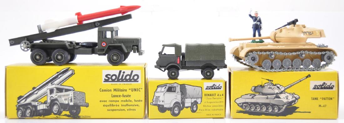 Group of 3 Solido Die-Cast Military Vehicles with (1 of 5)
