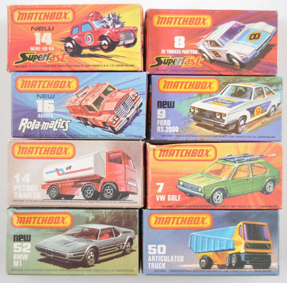 Group of 8 Matchbox Superfast Die-Cast Vehicles with (1 of 6)