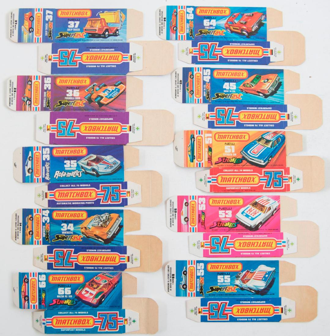 Group of 10 Matchbox 75 Superfast 'J' Type Boxes (1 of 7)