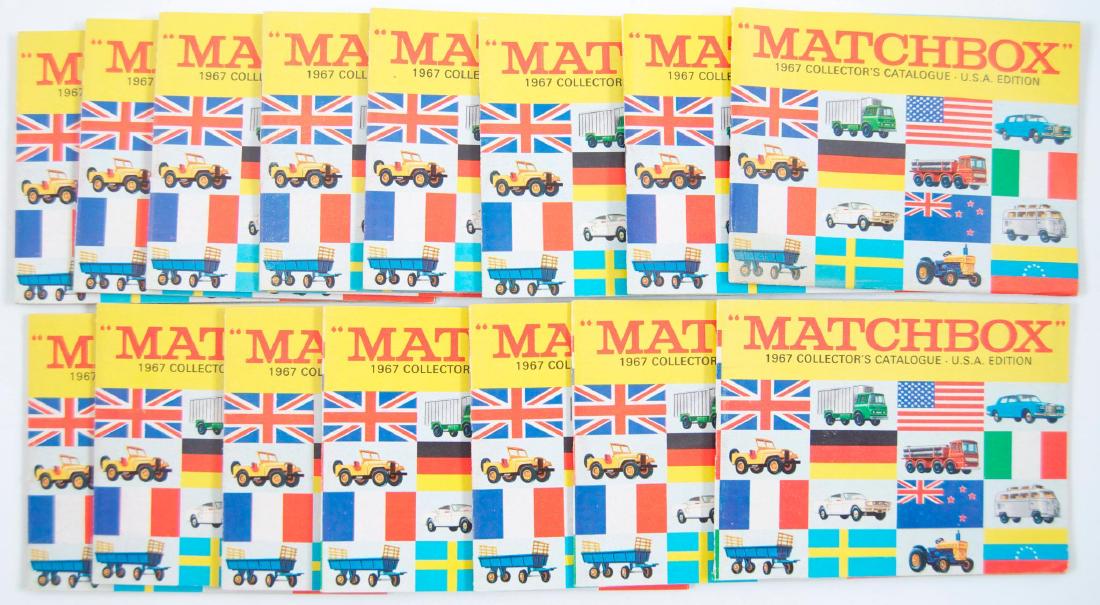 Group of 15 1967 Matchbox Collector's Pocket Catalogs (1 of 3)