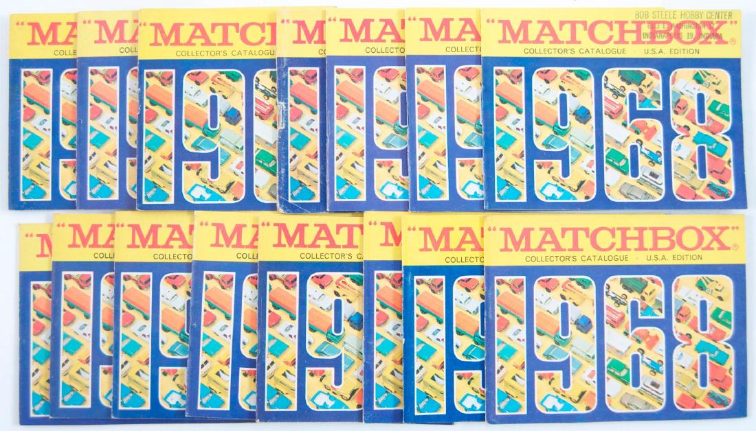 Group of 15 1968 Matchbox Collector's Pocket Catalogs (1 of 4)