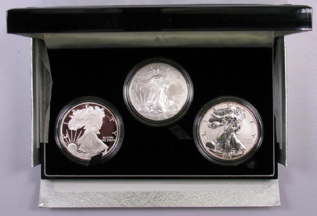 2006 American Eagle 20th Anniversary Silver Coin Set.: In original box with certificate.