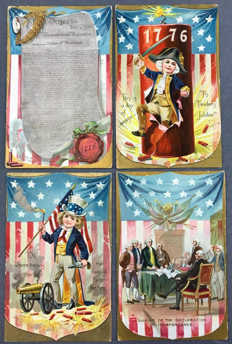 Postcards- Group of 13 Raphael Tuck Independence Day: Series 109