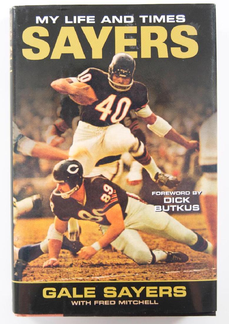 Signed Chicago Bear Gale Sayers "My Life and Times" (1 of 4)