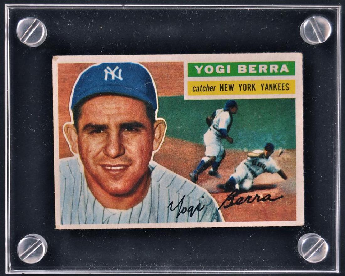 1956 Topps Yogi Berra Baseball Card (1 of 2)