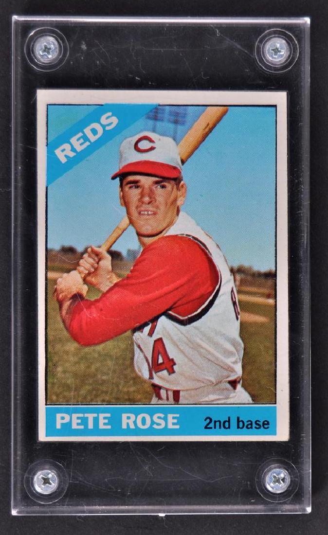 1966 Topps Pete Rose Baseball Card (1 of 2)