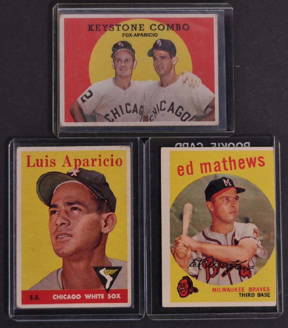 Group of 3 1958/59 Topps Baseball Cards (1 of 2)